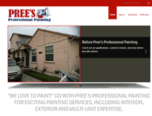 Tablet Screenshot of preespainting.com